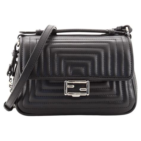 fendi double mini baguette quilted|Fendi baguette pouch.